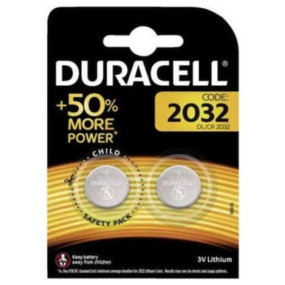 Duracell DL2032 BLISTERA IEPAKOJUMĀ 2GB.