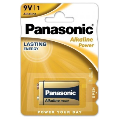 Panasonic 6LR22-1BB (9V) Blistera iepakojumā 1gb