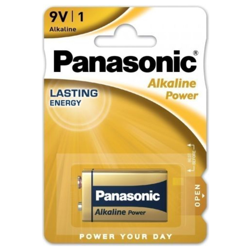 Panasonic 6LR22-1BB (9V) Blistera iepakojumā 1gb