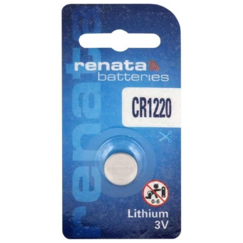 Renata CR1220-1BB Blistera iepakojumā 1gb.