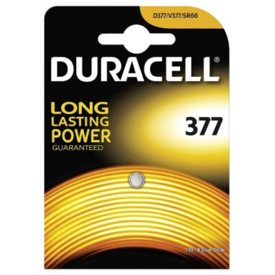Duracell D377 (SR626SW, AG4) Blistera iepakojumā 1gb.