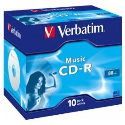 Verbatim Matricas CD-R Audio Verbatim 80Min Music 10 Pack Jewel