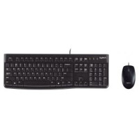 Logitech Klaviatūra + Pele Logitech Desktop MK120 USB
