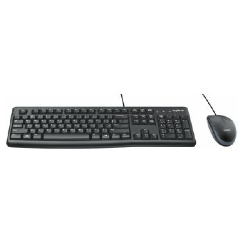 Logitech Klaviatūra + Pele Logitech Desktop MK120 USB