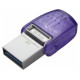 Kingston Zibatmiņa Kingston DataTraveler microDuo 3C 128GB USB Type-A + USB Type-C