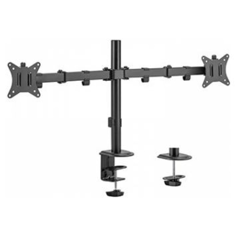 Gembird Monitora stiprinājums Gembird Adjustable Desk 2-display Mounting Arm 17&rdquo;-32&rdquo;