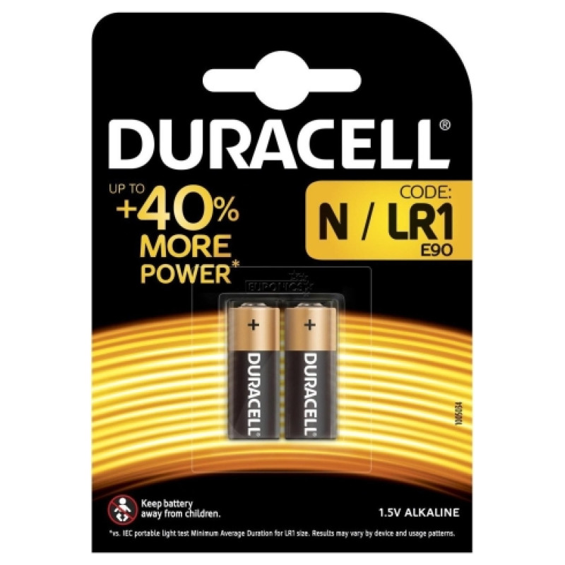 Duracell MN 9100 (N) Blistera iepakojumā 2gb.