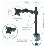 Fellowes Monitora stiprinājums Fellowes Reflex Single Monitor Arm