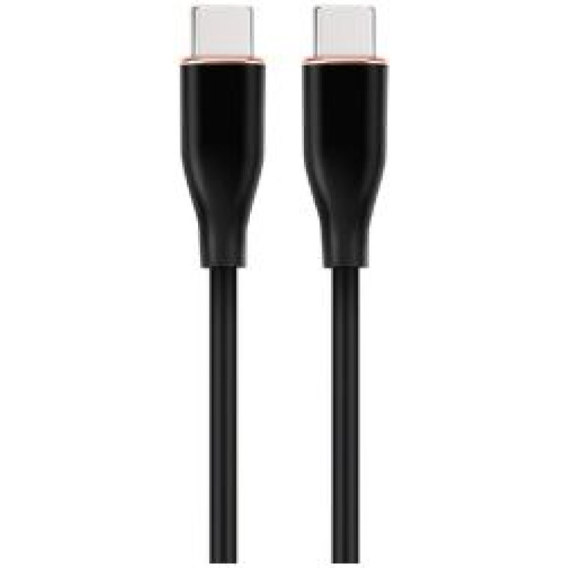 Gembird Kabelis Gembird Premium silicon USB Type-C Male - USB Type-C Male 1.5m Black