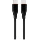 Gembird Kabelis Gembird Premium silicon USB Type-C Male - USB Type-C Male 1.5m Black