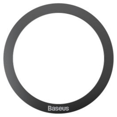 Baseus Magnētiskais gredzens Baseus Halo Series Magnetic Metal Ring Black 2pcs
