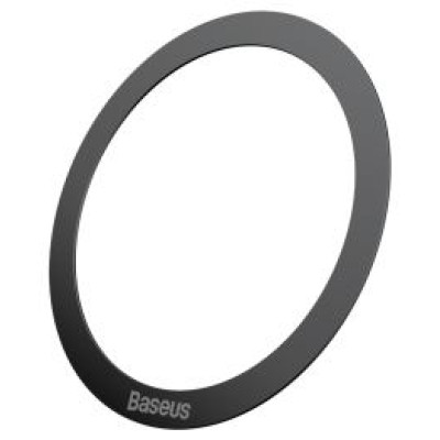 Baseus Magnētiskais gredzens Baseus Halo Series Magnetic Metal Ring Black 2pcs