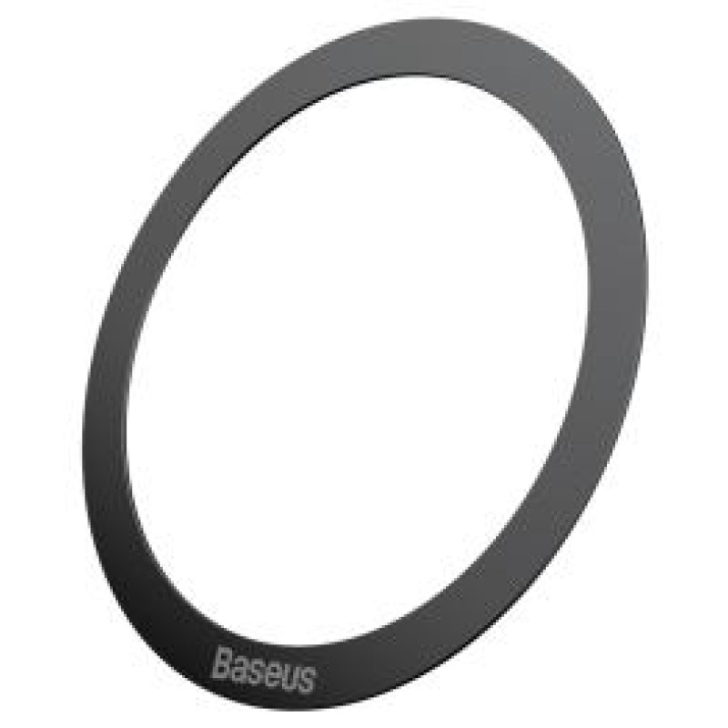 Baseus Magnētiskais gredzens Baseus Halo Series Magnetic Metal Ring Black 2pcs