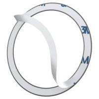 Baseus Magnētiskais gredzens Baseus Halo Series Magnetic Metal Ring Black 2pcs