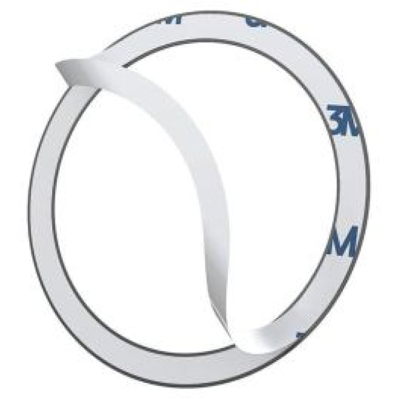 Baseus Magnētiskais gredzens Baseus Halo Series Magnetic Metal Ring Black 2pcs