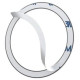 Baseus Magnētiskais gredzens Baseus Halo Series Magnetic Metal Ring Black 2pcs