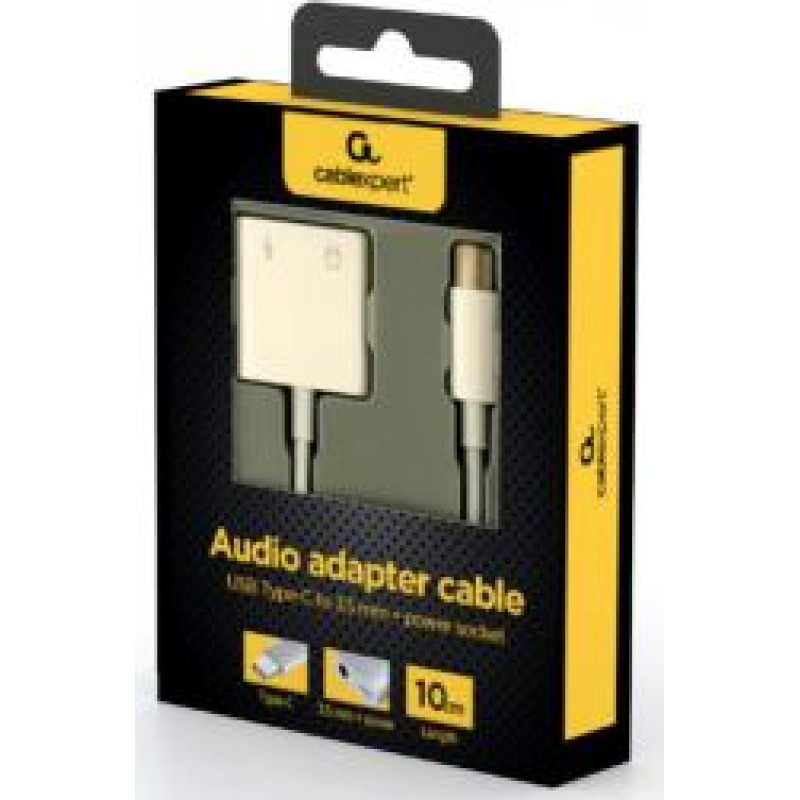 Gembird Audio adapteris Gembird Type-C uz 3,5&nbsp;mm + Type-C