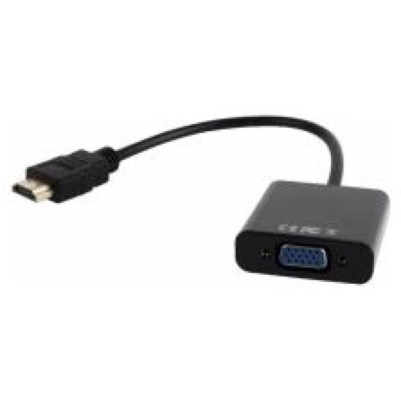 Gembird HDMI Male - VGA Female  + Audio Adapter Cable Black Full HD