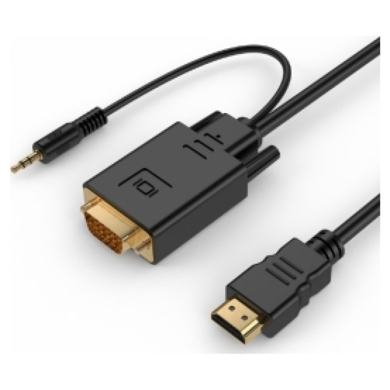 Gembird HDMI Male - VGA Male + 3.5mm 1.8m Full HD
