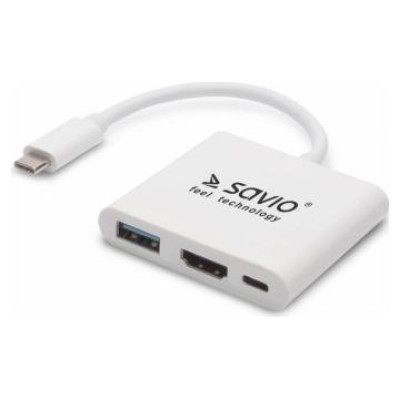 Savio Adapteris Savio USB Type-C - HDMI