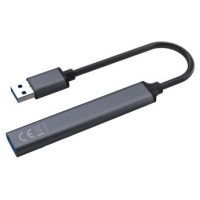 Savio Adapteris Savio USB-A – 3 × USB-A 2.0 / 1 × USB-A 3.1 GEN 1 HUB AK-70