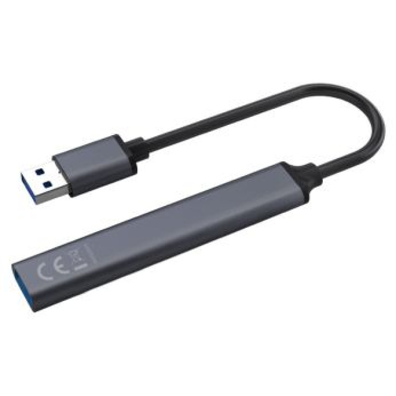 Savio Adapteris Savio USB-A &ndash; 3 &times; USB-A 2.0 / 1 &times; USB-A 3.1 GEN 1 HUB AK-70