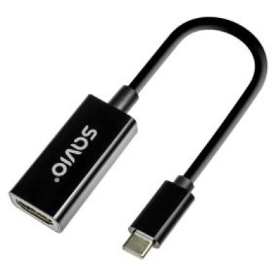 Savio Adapteris Savio USB Type-C Male - HDMI Female 4K