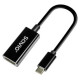 Savio Adapteris Savio USB Type-C Male - HDMI Female 4K
