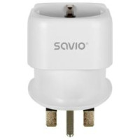 Savio Strāvas adapteris SAVIO Travel adapter EU socket – UK plug
