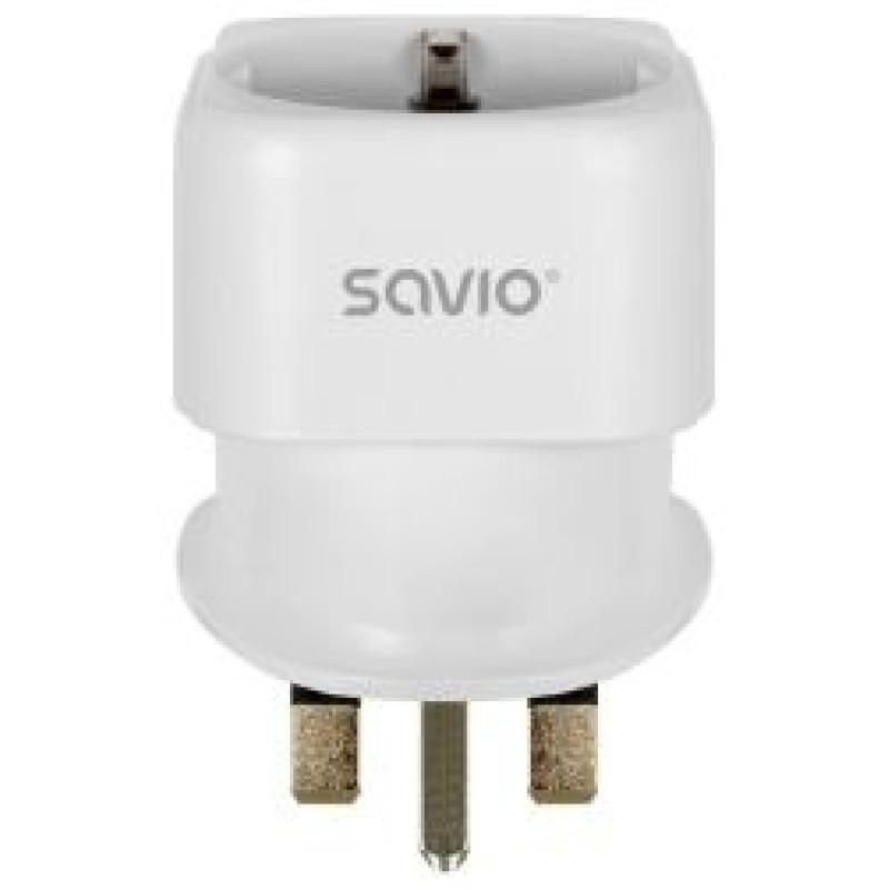Savio Strāvas adapteris SAVIO Travel adapter EU socket &ndash; UK plug
