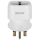 Savio Strāvas adapteris SAVIO Travel adapter EU socket – UK plug