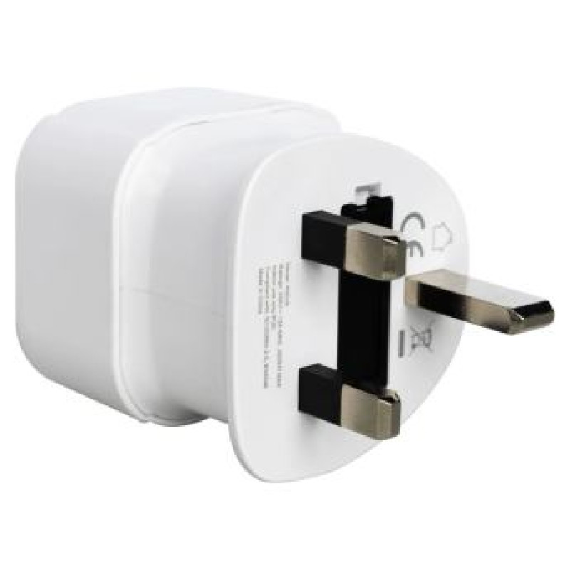 Savio Strāvas adapteris SAVIO Travel adapter EU socket &ndash; UK plug