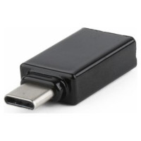 Gembird USB Female - USB Type C Male Black