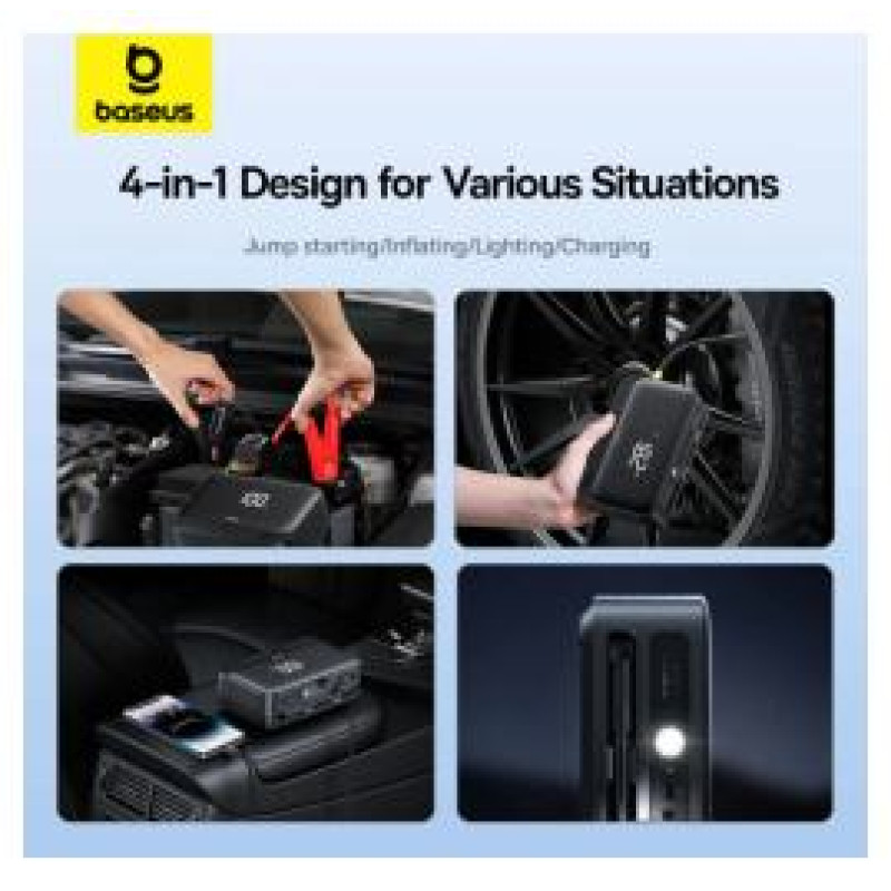 Baseus Auto-starteris ar kompresoru Baseus Super Energy