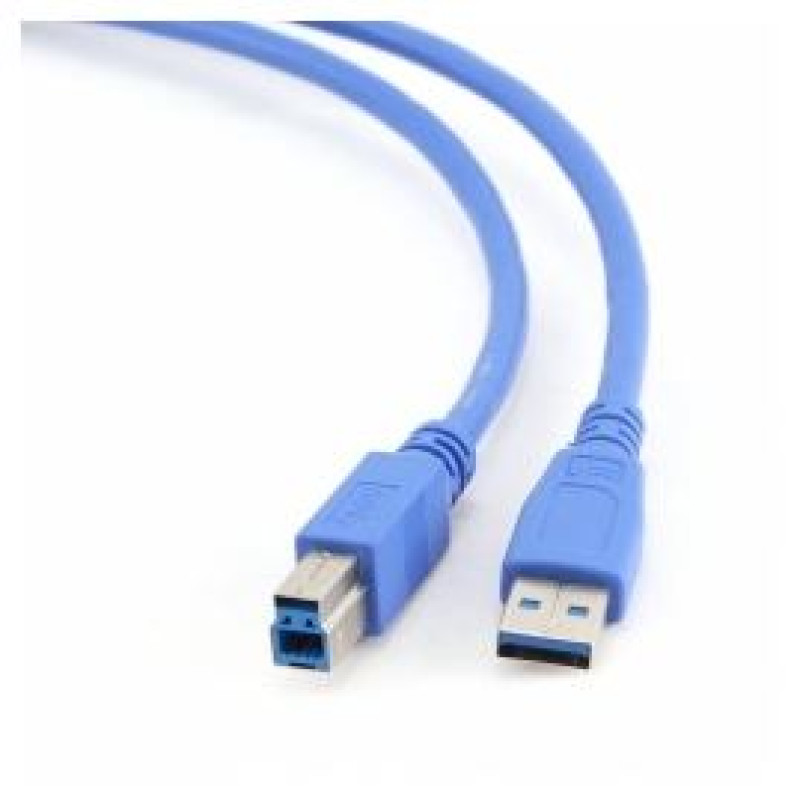 Gembird Kabelis Gembird USB Male - USB Male B 3.0 0.5m Blue