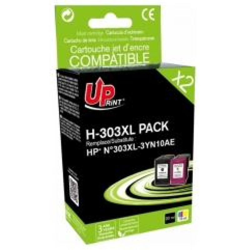Uprint Tintes kārtridžs UPrint HP 303XL Multipaka