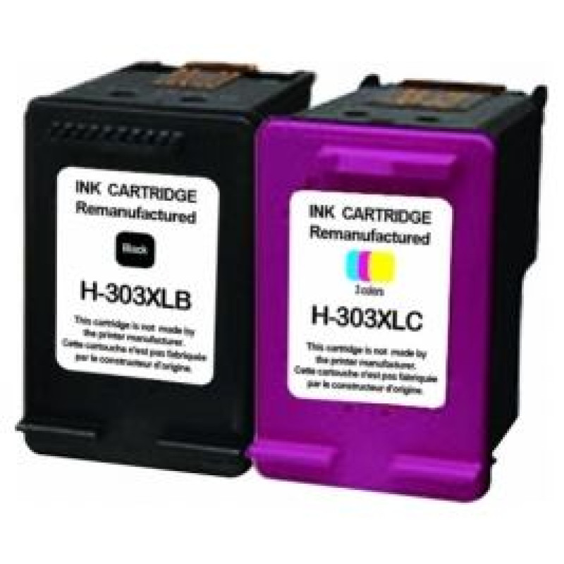 Uprint Tintes kārtridžs UPrint HP 303XL Multipaka
