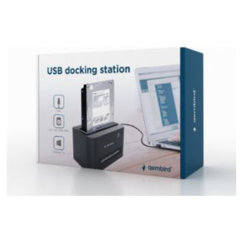 Gembird USB Docking Station for 2.5 and 3.5 inch SATA hard drives