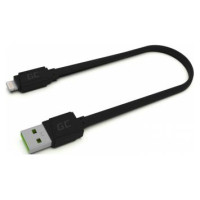 Green Cell Kabelis Green Cell USB-A Male - Lightning Male with Fast Charging 25cm Black