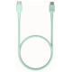 Green Cell Kabelis Green Cell PowerStream USB Type-C Male - USB Type-C Male 100W Mint Green 0.3m