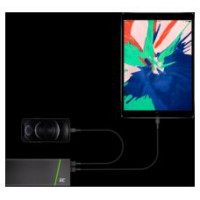 Green Cell GC PowerStream USB Male - Lightning Male Fast Charging 2m Black