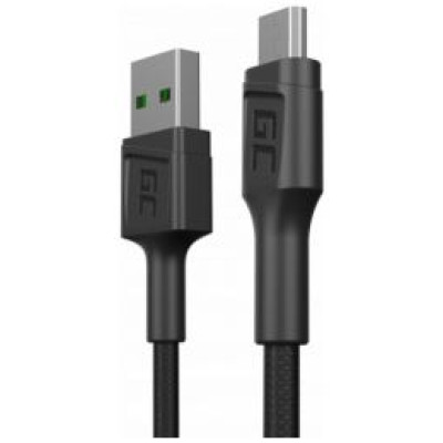 Green Cell GC PowerStream Ultra Charge fast Charging USB-A Male - Micro USB Male Cable 30cm