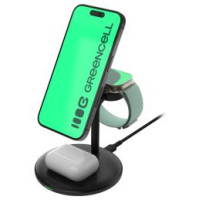 Green Cell Lādētājs Greencell MagScape 3-in-1 MagSafe Wireless Charger
