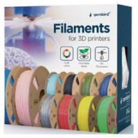 Gembird 3D Printera izejmateriāls Gembird PLA Transparent 1,75 mm 1kg