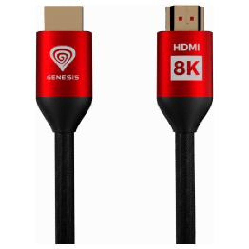 Genesis Kabelis Genesis HDMI Male - HDMI Male 3m 8K  XBOX X / S Red