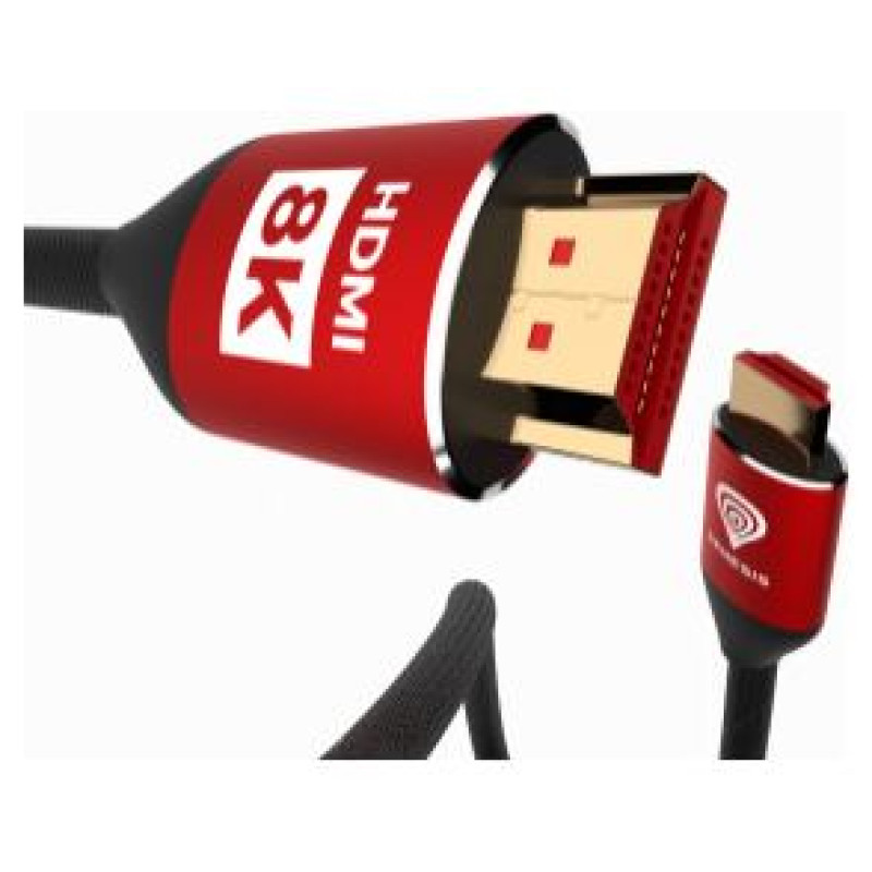 Genesis Kabelis Genesis HDMI Male - HDMI Male 3m 8K  XBOX X / S Red