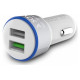Savio Lādētājs Savio Car Quick Charge Charger LED Diode White
