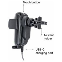 Verbatim Lādētājs Verbatim FWC-03 Qi Fast Wireless Car Charger