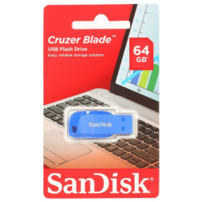 Sandisk Cruzer Blade 64GB Blue