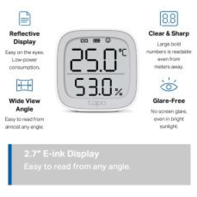 Tp-Link Viedais temperatūras un mitruma sensors Tapo T315